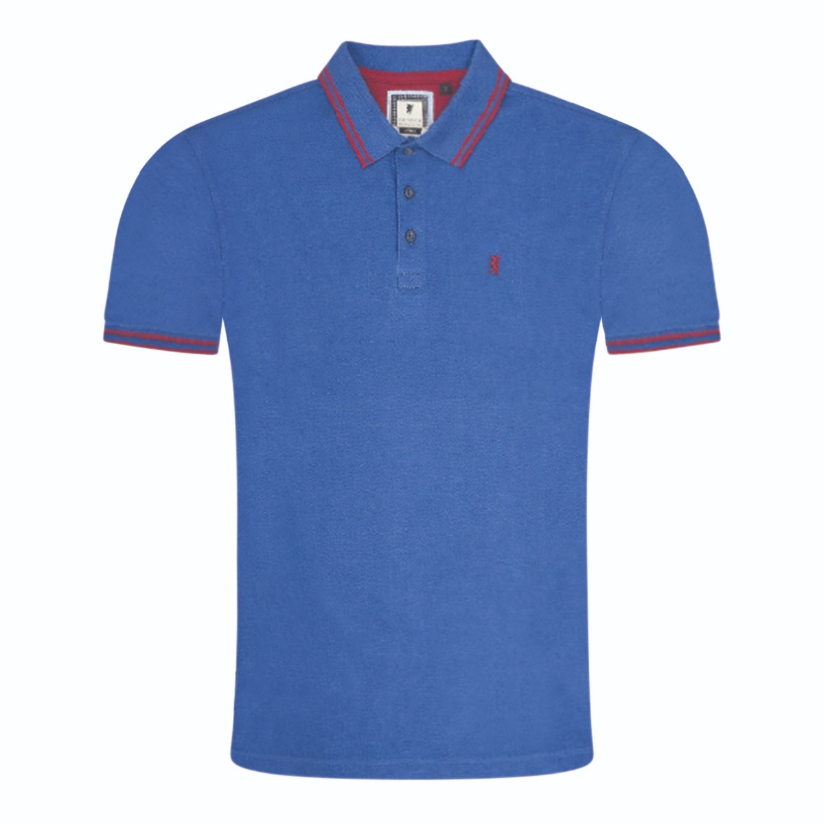 Sea Barrier Red Tipped Polo Blue