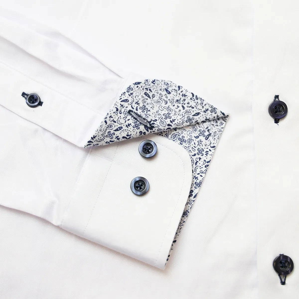 William Tailor Grattan Stretch Shirt Whi