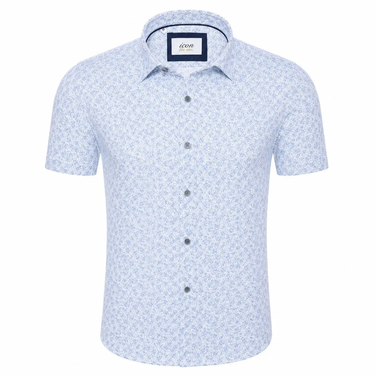 Icon Short Sleeve Shirt Blue - 066