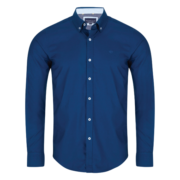 William Tailor Slim Oxford Shirt Blue Pe