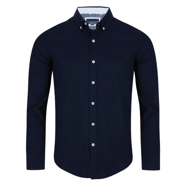 William Tailor Slim Oxford Shirt Dark Na