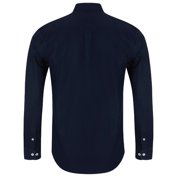 William Tailor Slim Oxford Shirt Dark Na