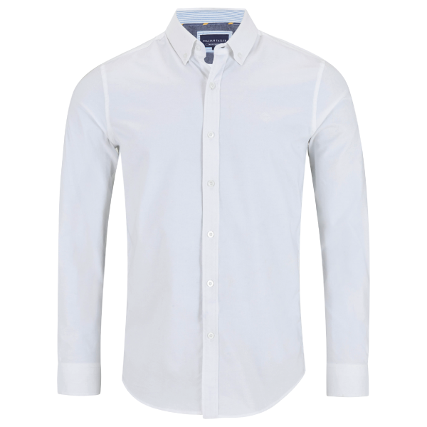 William Tailor Slim Oxford Shirt White