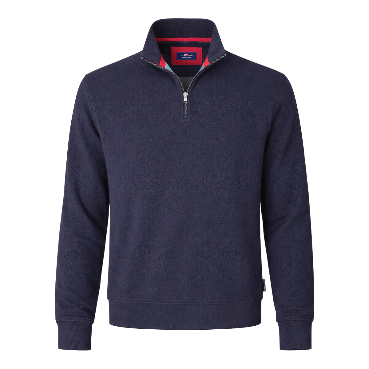 Scott& Wade Navy Murray Half Zip Knit