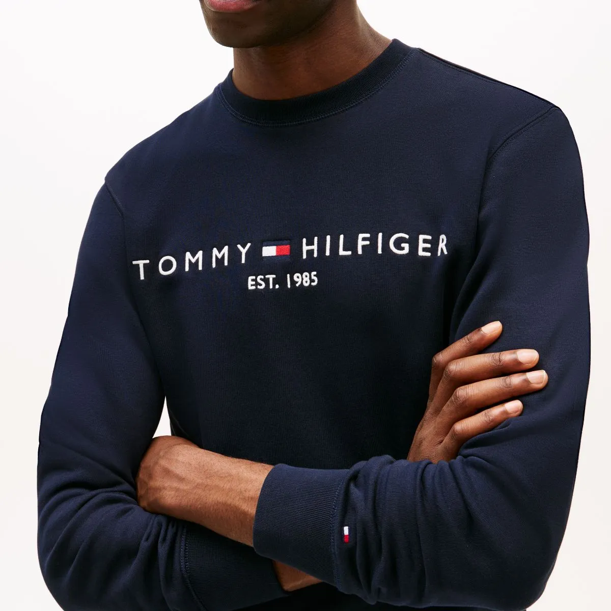 Tommy Hilfiger Logo Sweater Desert Sky - Navy