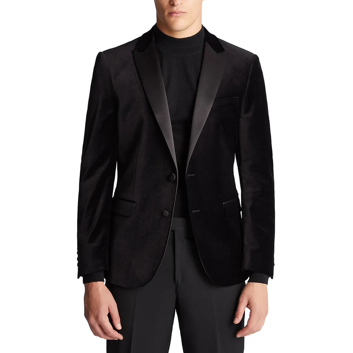 Remus Uomo Monti Velvet Jacket Black