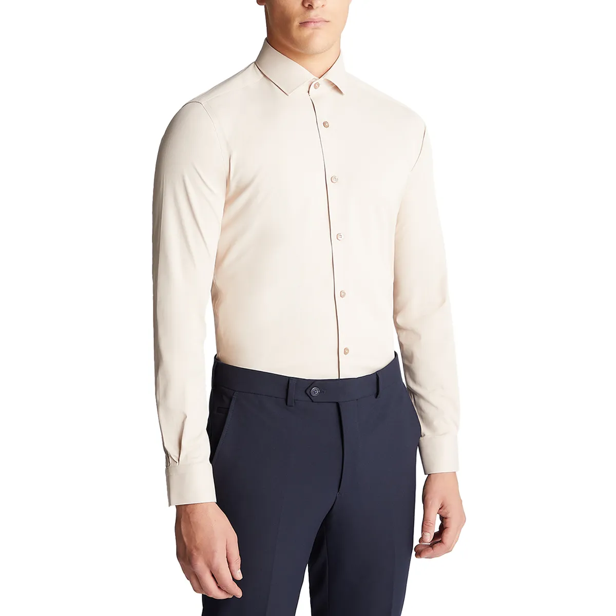 Remus Kirk Slim Fit Shirt Stone