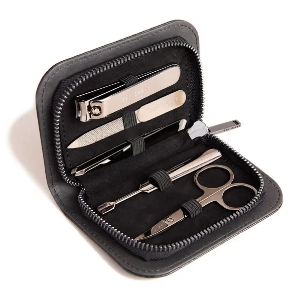 Ted Baker Croco Manicure Set Black