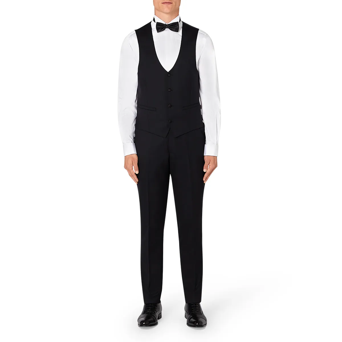 Remus Uomo Rocco Waistcoat Black