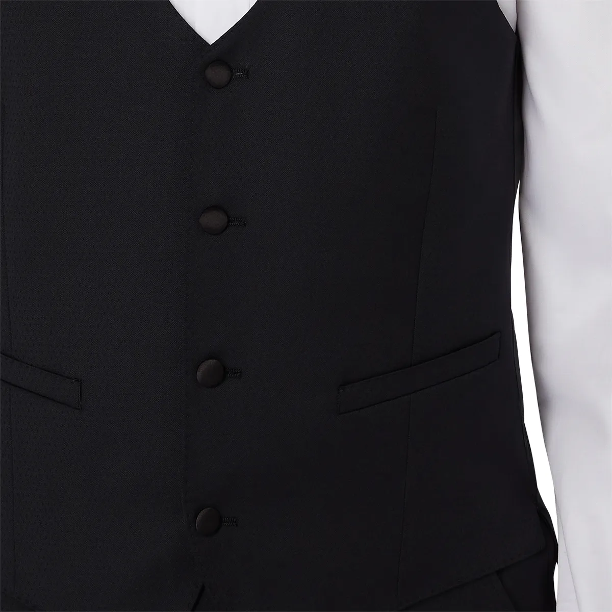 Remus Uomo Rocco Waistcoat Black