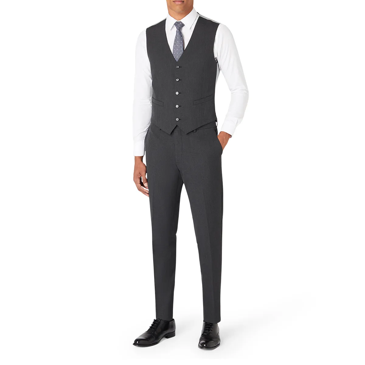 Remus Uomo Palucci Waistcoat Charcoal