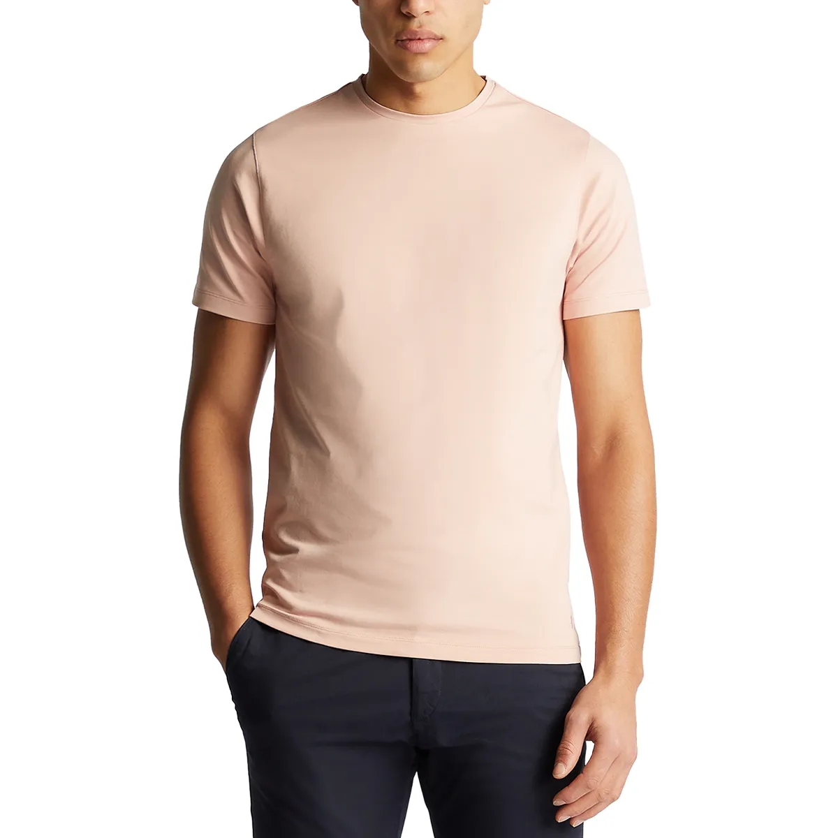 Remus Uomo Plain T-Shirt In Pink