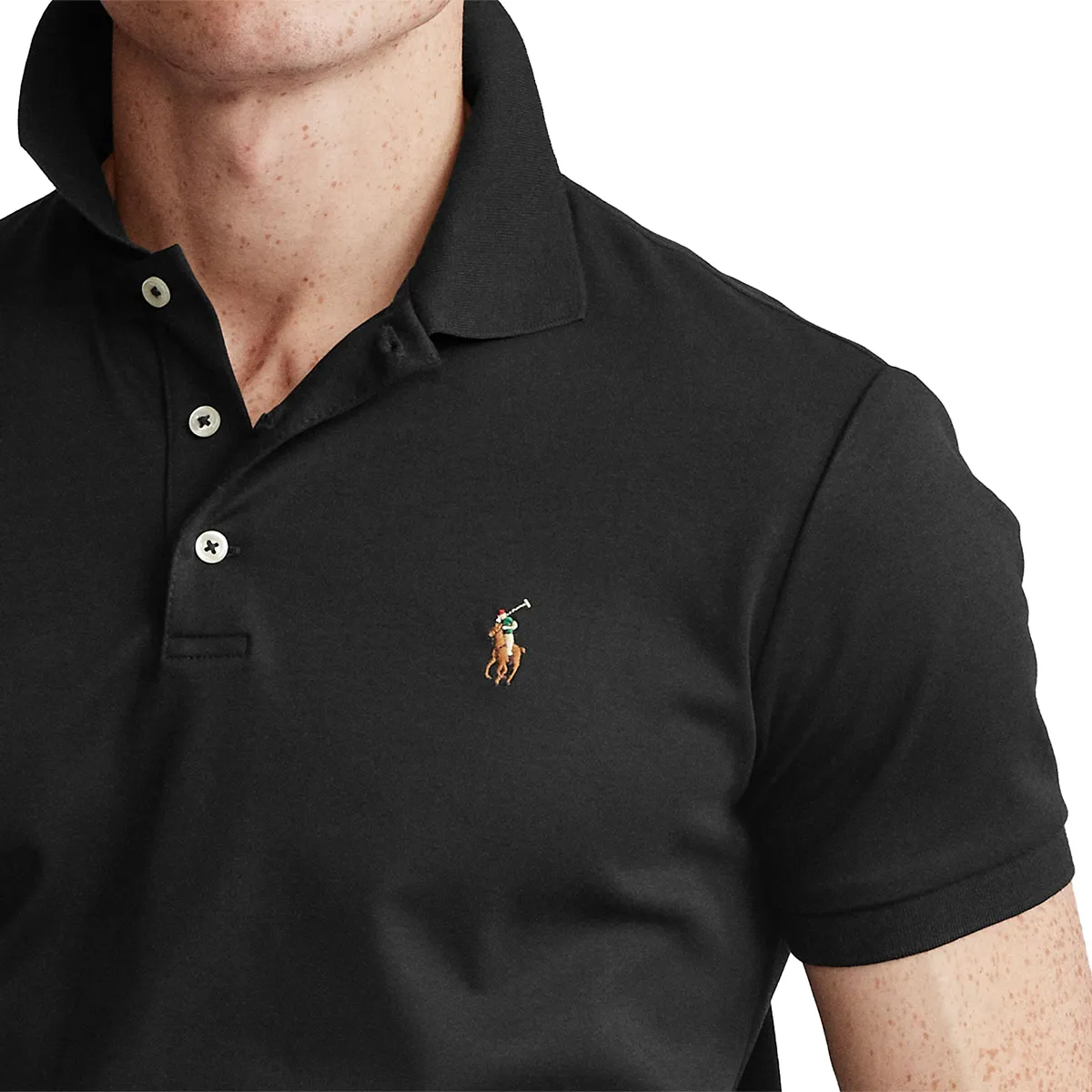 Ralph Lauren Slim Fit Polo Black