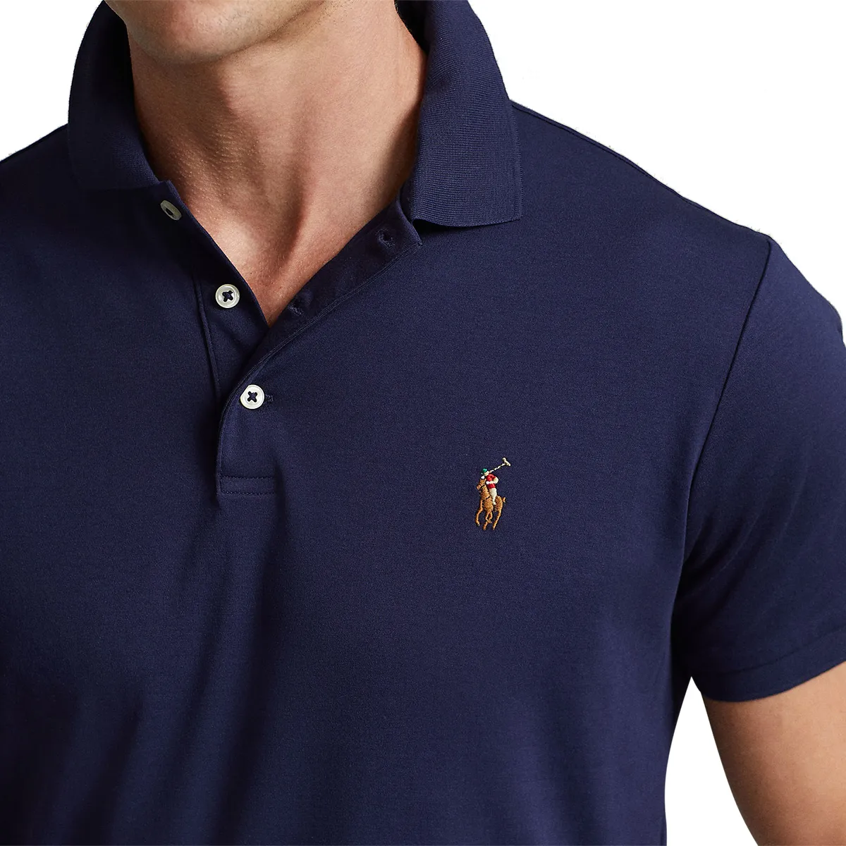Ralph Lauren Slim Fit Polo Shirt RFD Nav