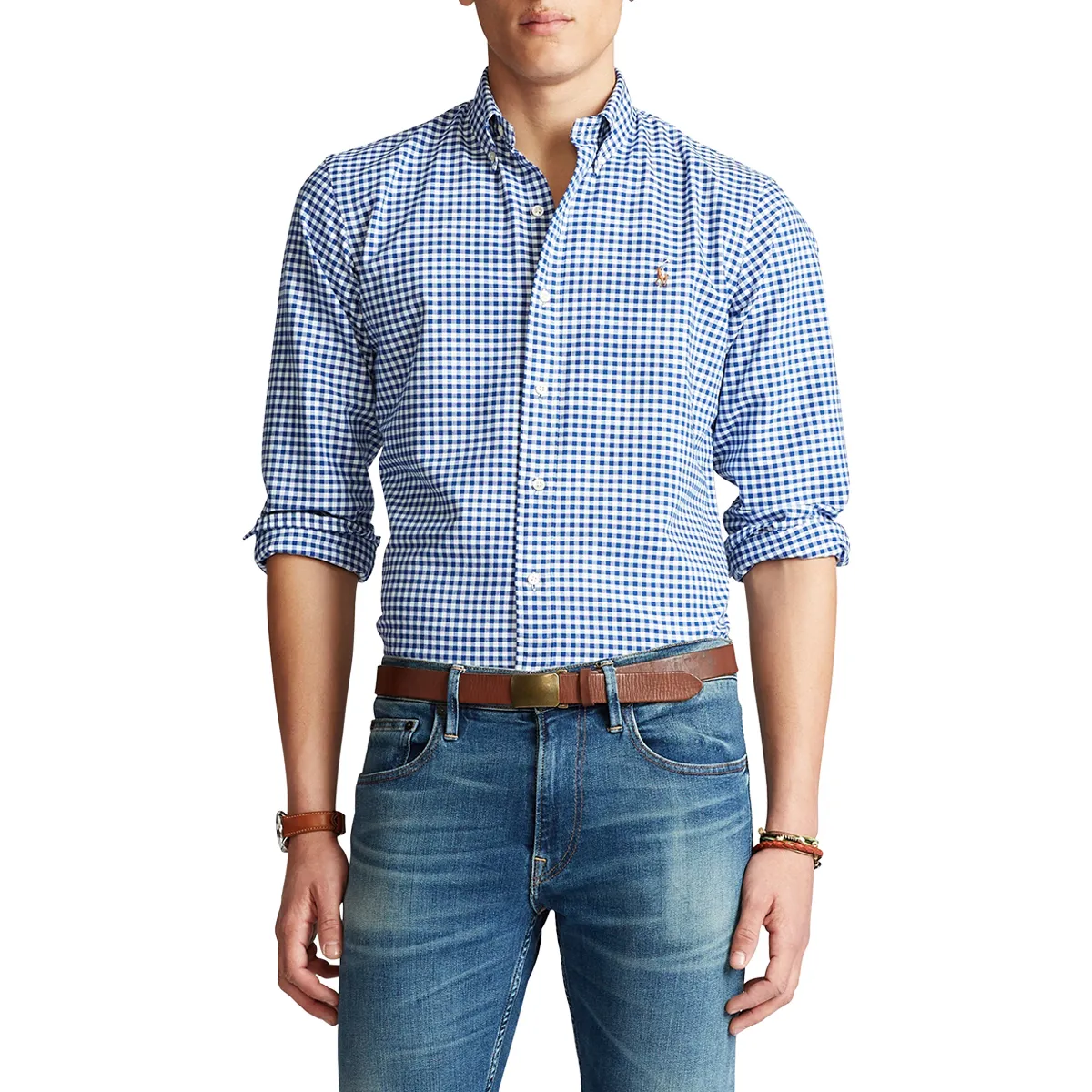 Ralph Lauren Custom Fit Gingham Shirt Bl