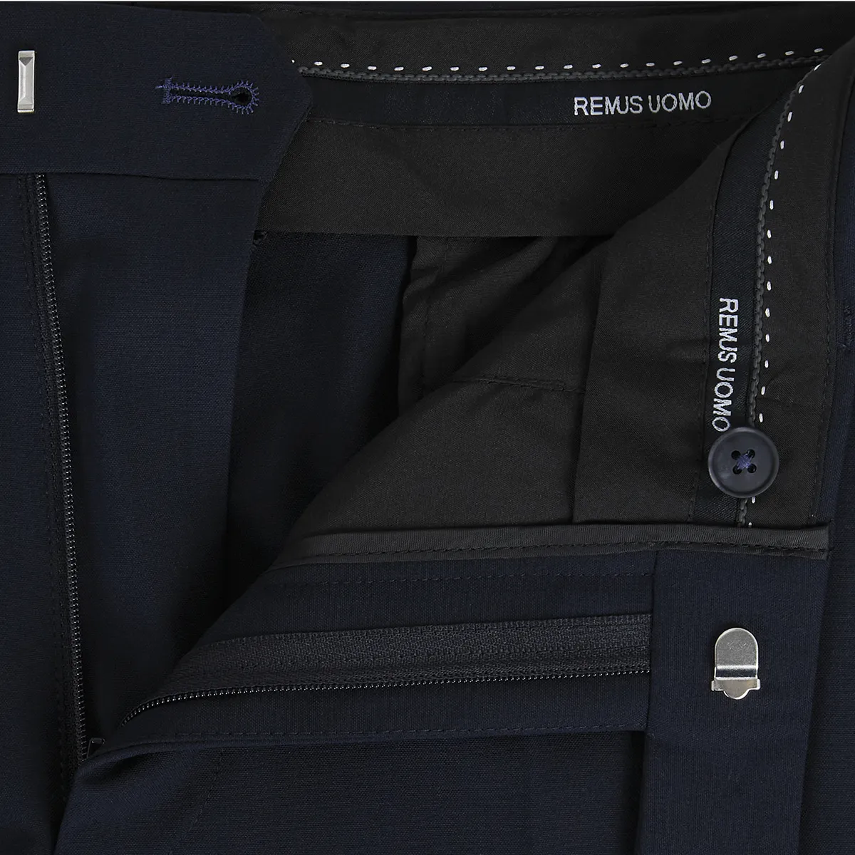 Remus Uomo Palucci Trousers Navy