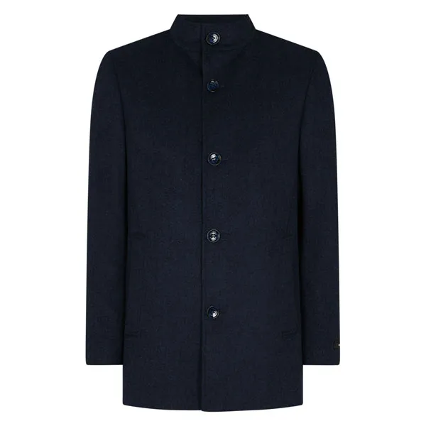 Remus Uomo Jonah Overcoat Navy
