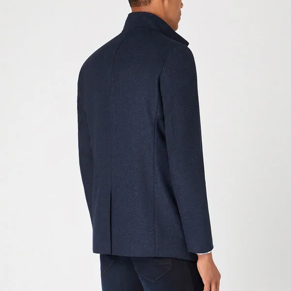 Remus Uomo Jonah Overcoat Navy