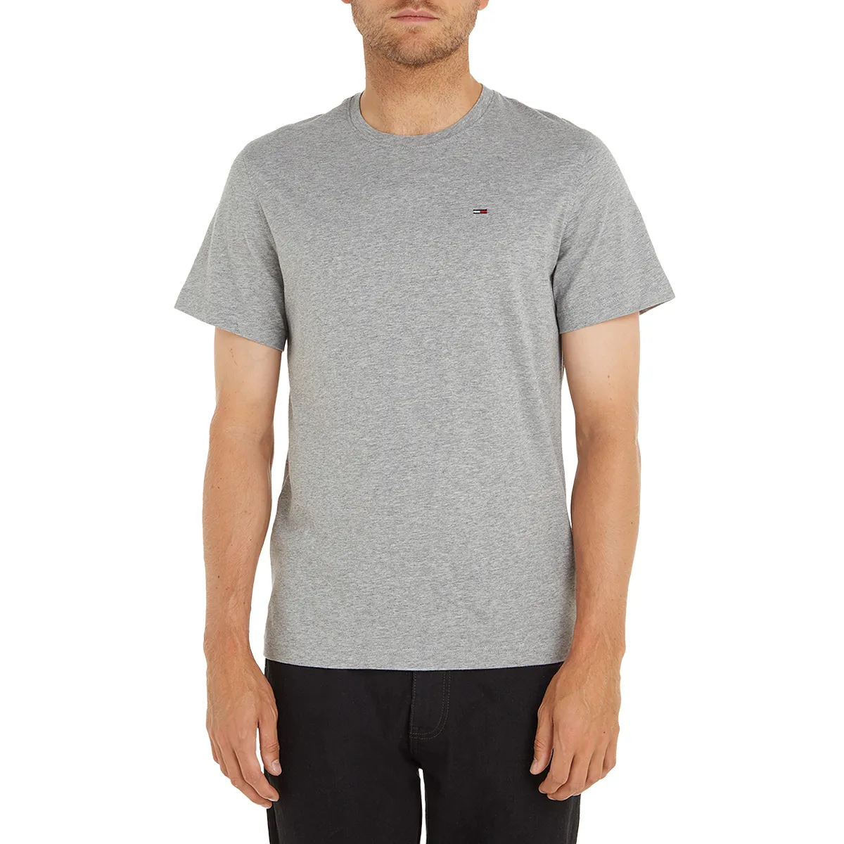 Tommy Hilfiger Jersey T-Shirt Lt Grey Heather