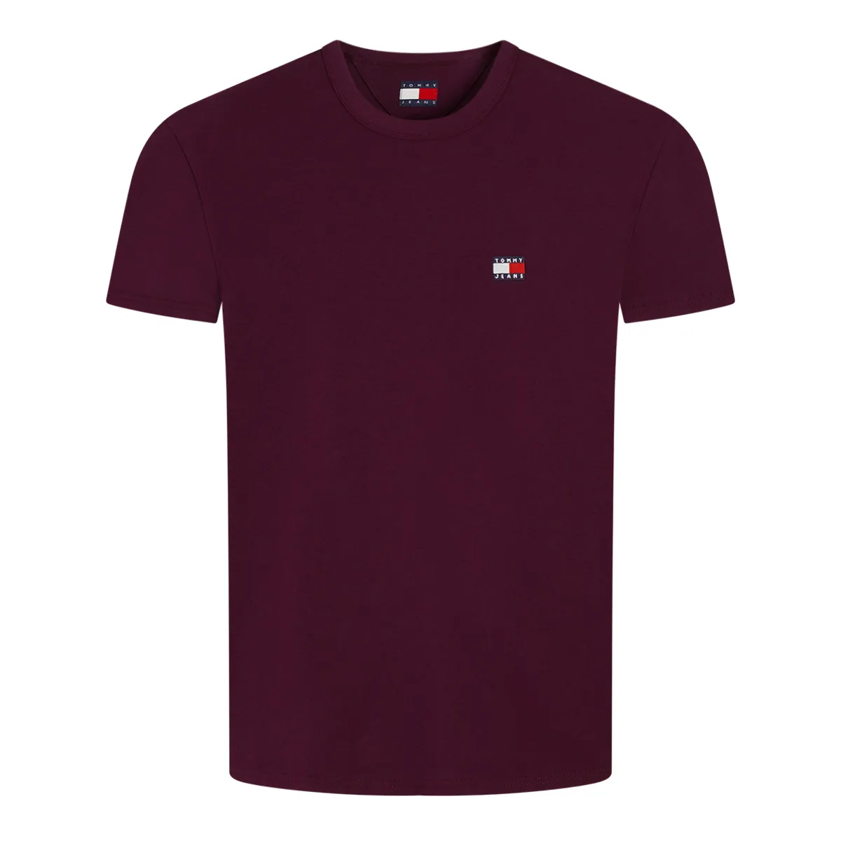 Tommy Jeans Reg Badge T-Shirt Calypso Berry