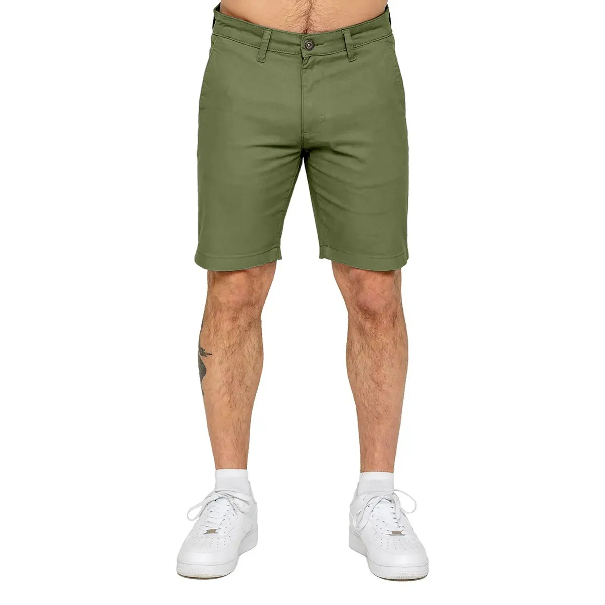 Enzo Milano Chino Shorts Khaki
