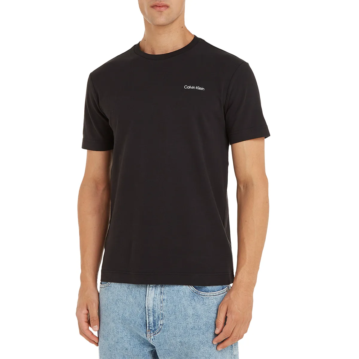 Calvin Klein Micro Logo T-Shirt In Black
