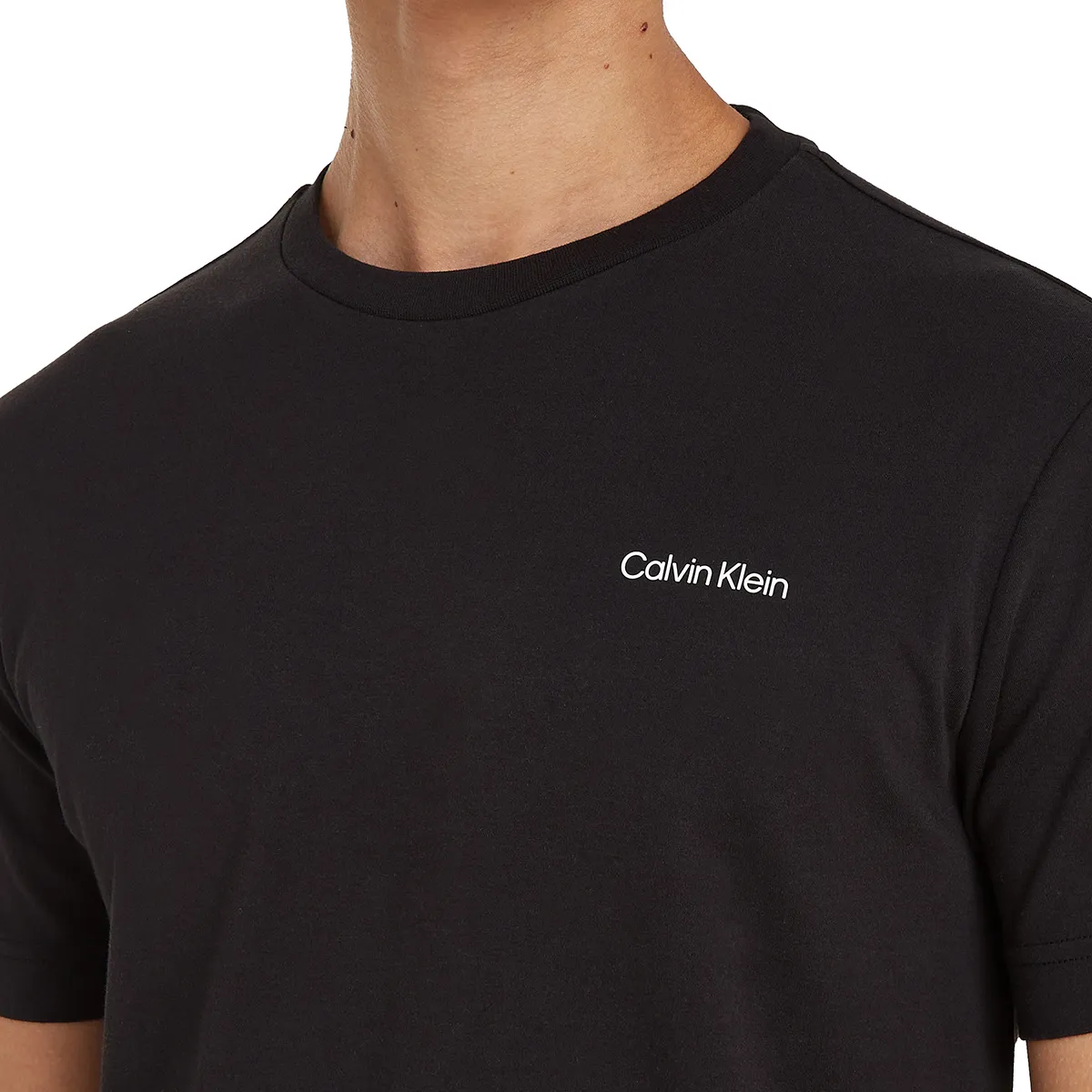 Calvin Klein Micro Logo T-Shirt In Black