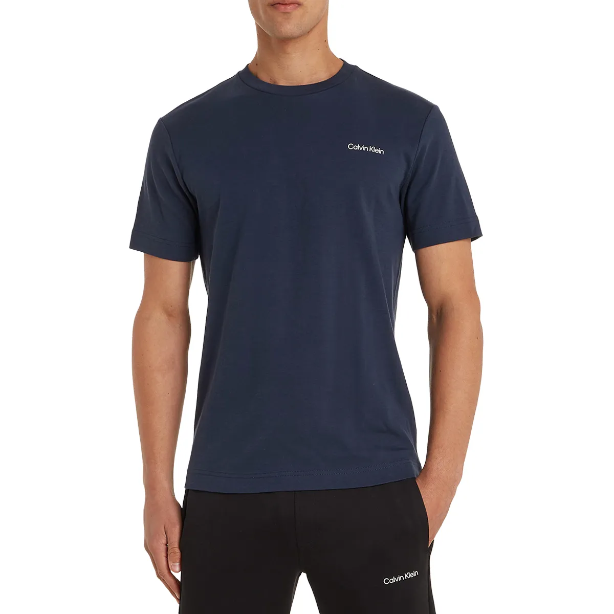 Calvin Klein Micro Logo T-Shirt In Navy