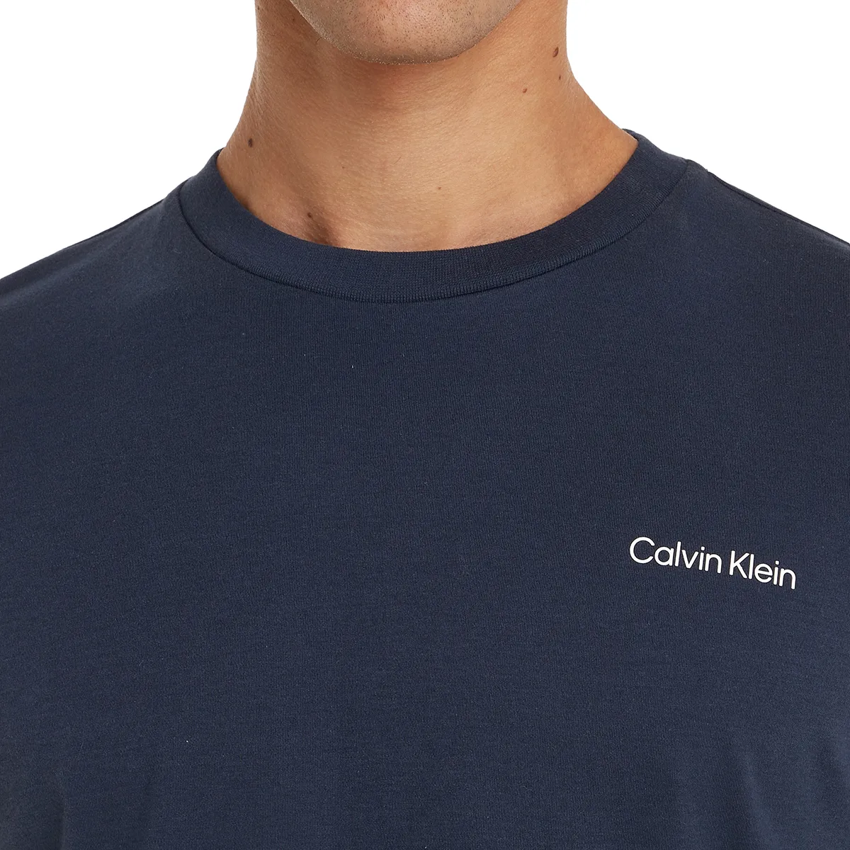 Calvin Klein Micro Logo T-Shirt In Navy