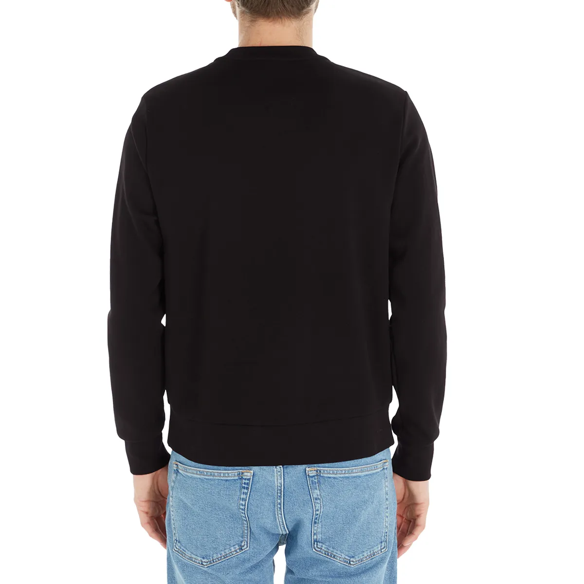 Calvin Klein Micro Logo Crew Ck Black