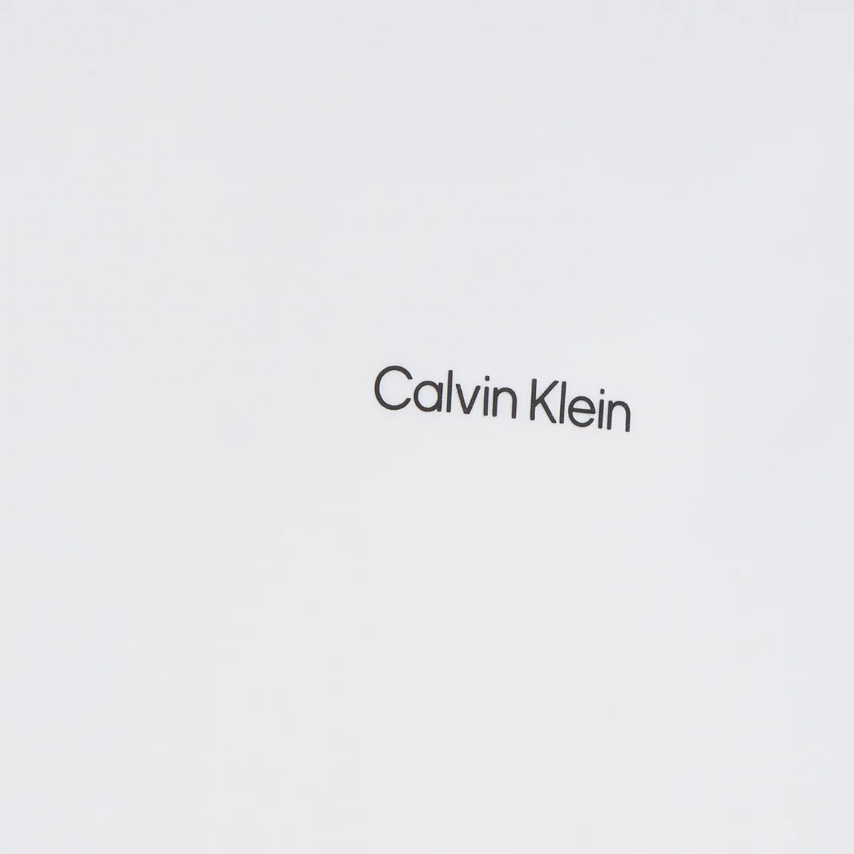 Calvin Klein Micro Logo Crew White