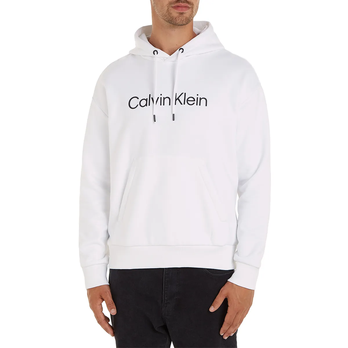 Calvin Klein Hero Logo Hoodie White