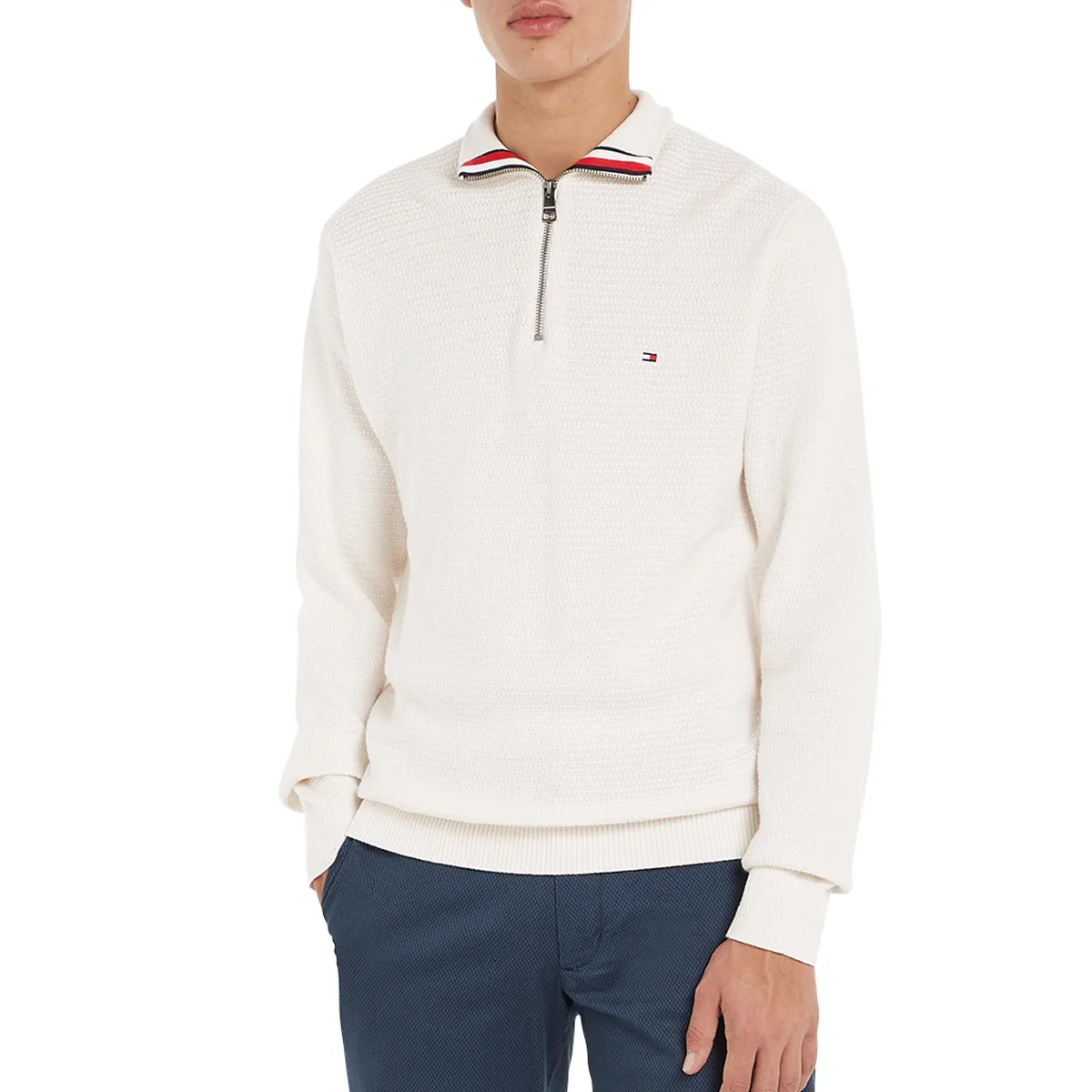 Tommy Hilfiger Interlaced Mock Weathered