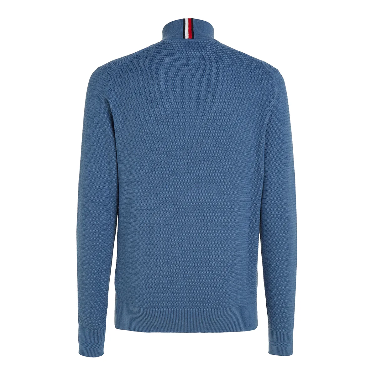Tommy Hilfiger Interlaced Mock Blue Coast