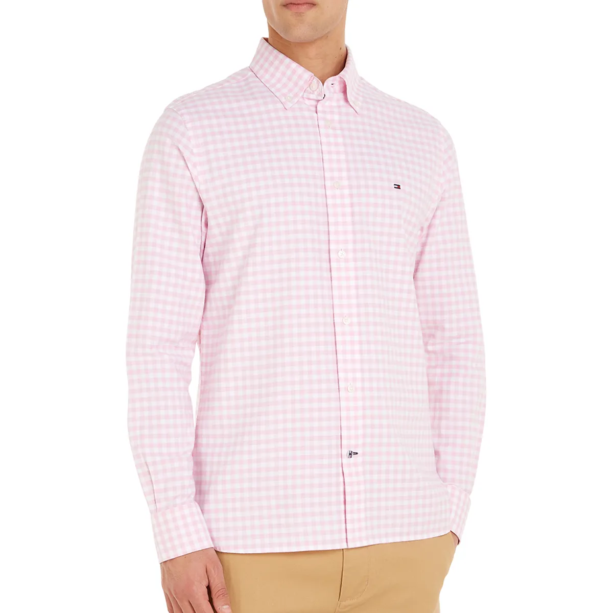 Tommy Hilfiger Gingham Shirt Iconic Pink