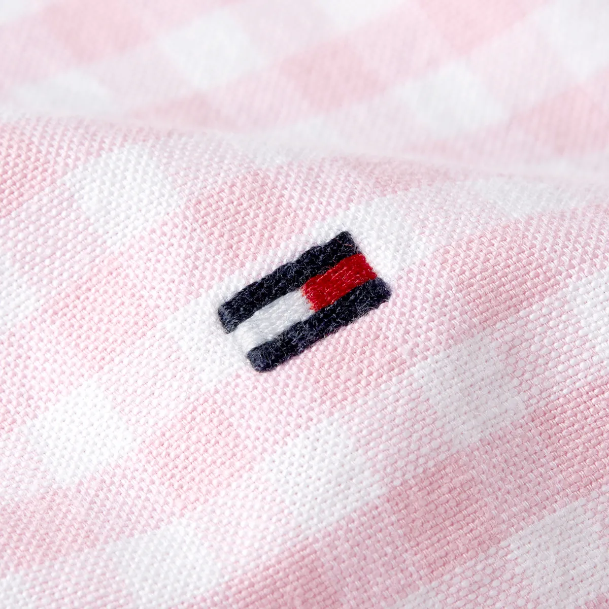 Tommy Hilfiger Gingham Shirt Iconic Pink
