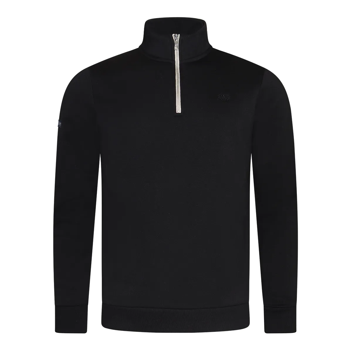 William Tailor Gally Half Zip Black