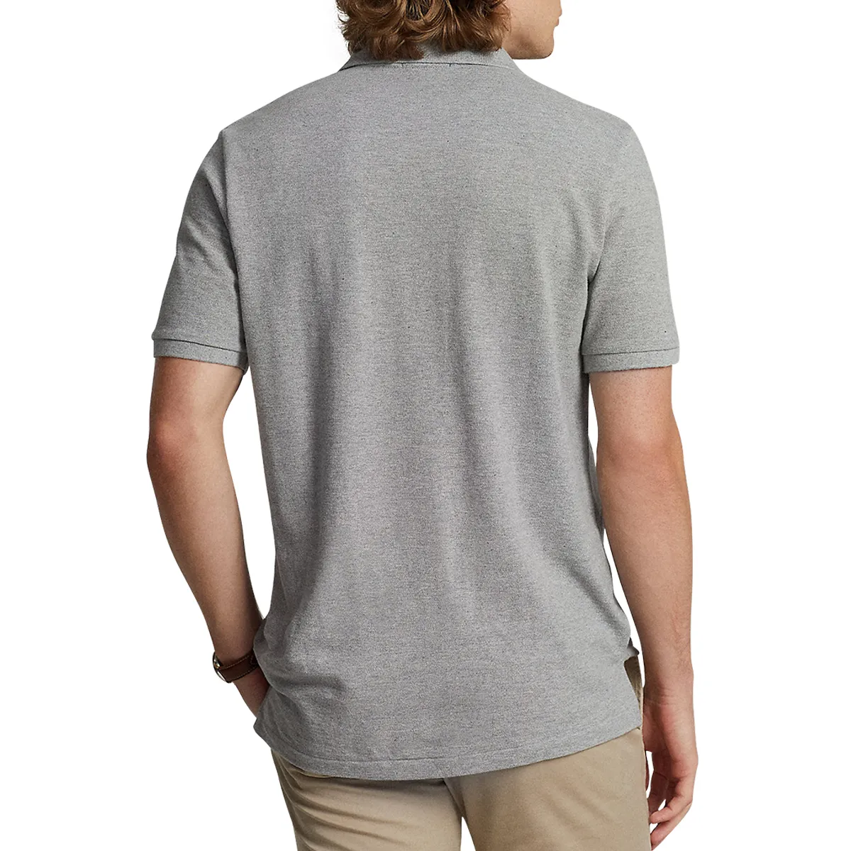 Ralph Lauren Slim Fit Polo Shirt Grey
