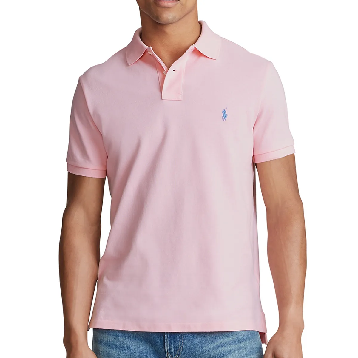 Ralph Lauren Slim Fit Polo Shirt Pink