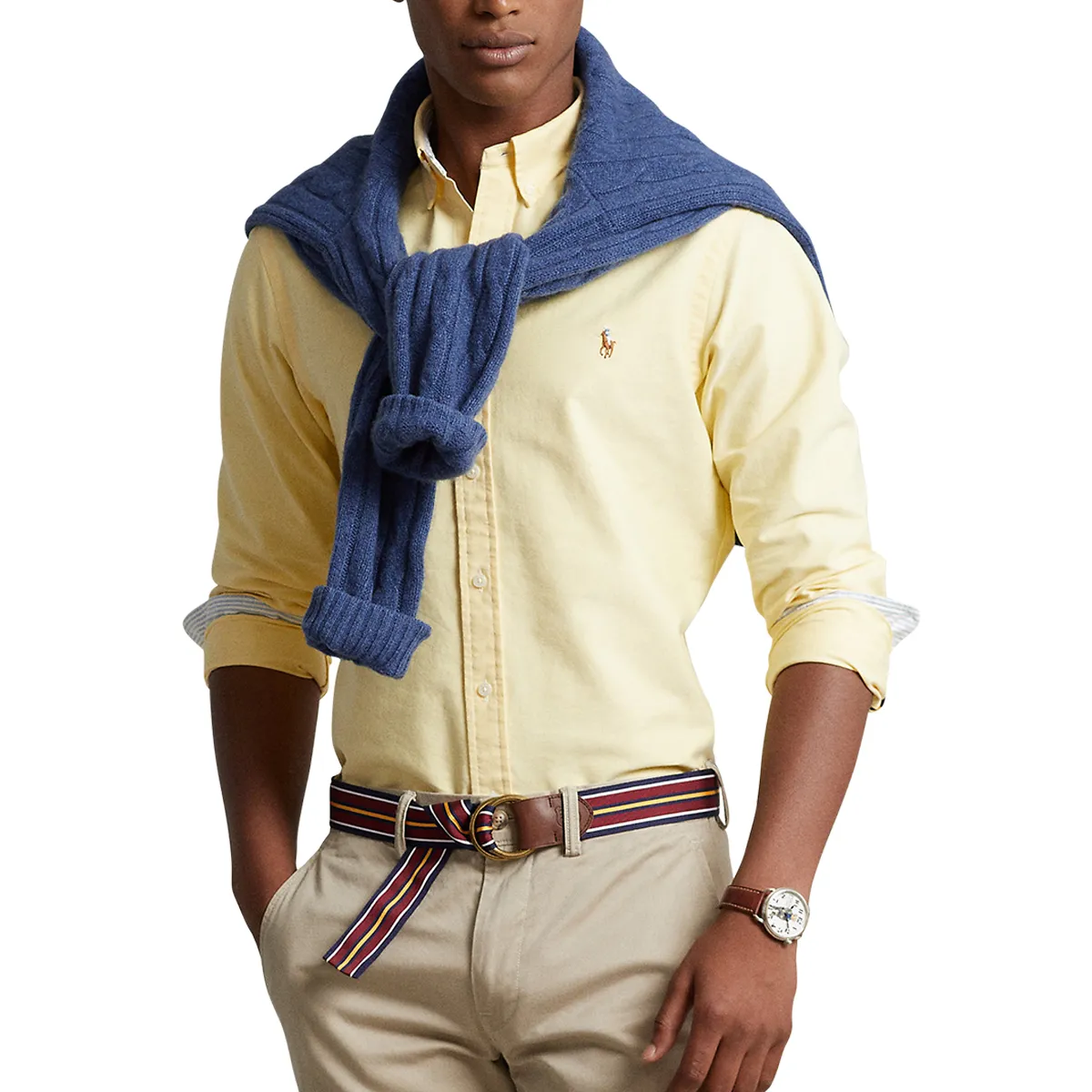 Ralph Lauren LS Sport Shirt Yellow