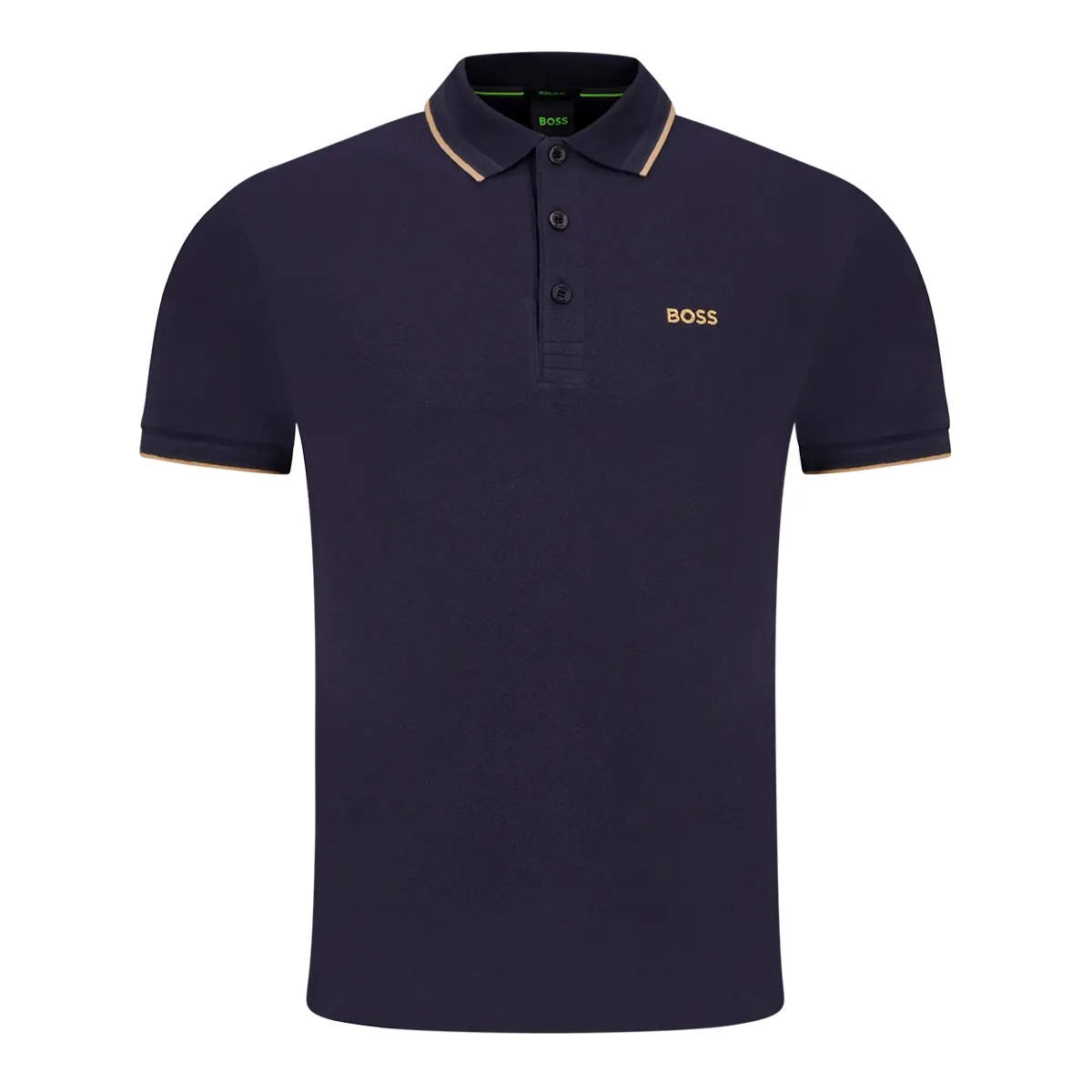 Boss Paddy Tipped Polo Shirt Dark Blue - 401