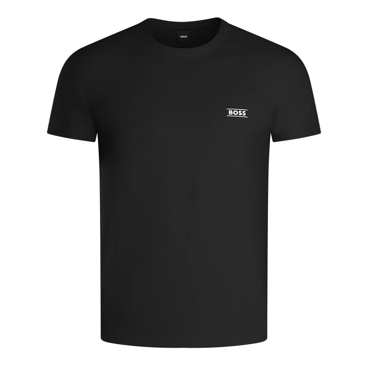 Boss SS Centre Logo T-Shirt Black - 001