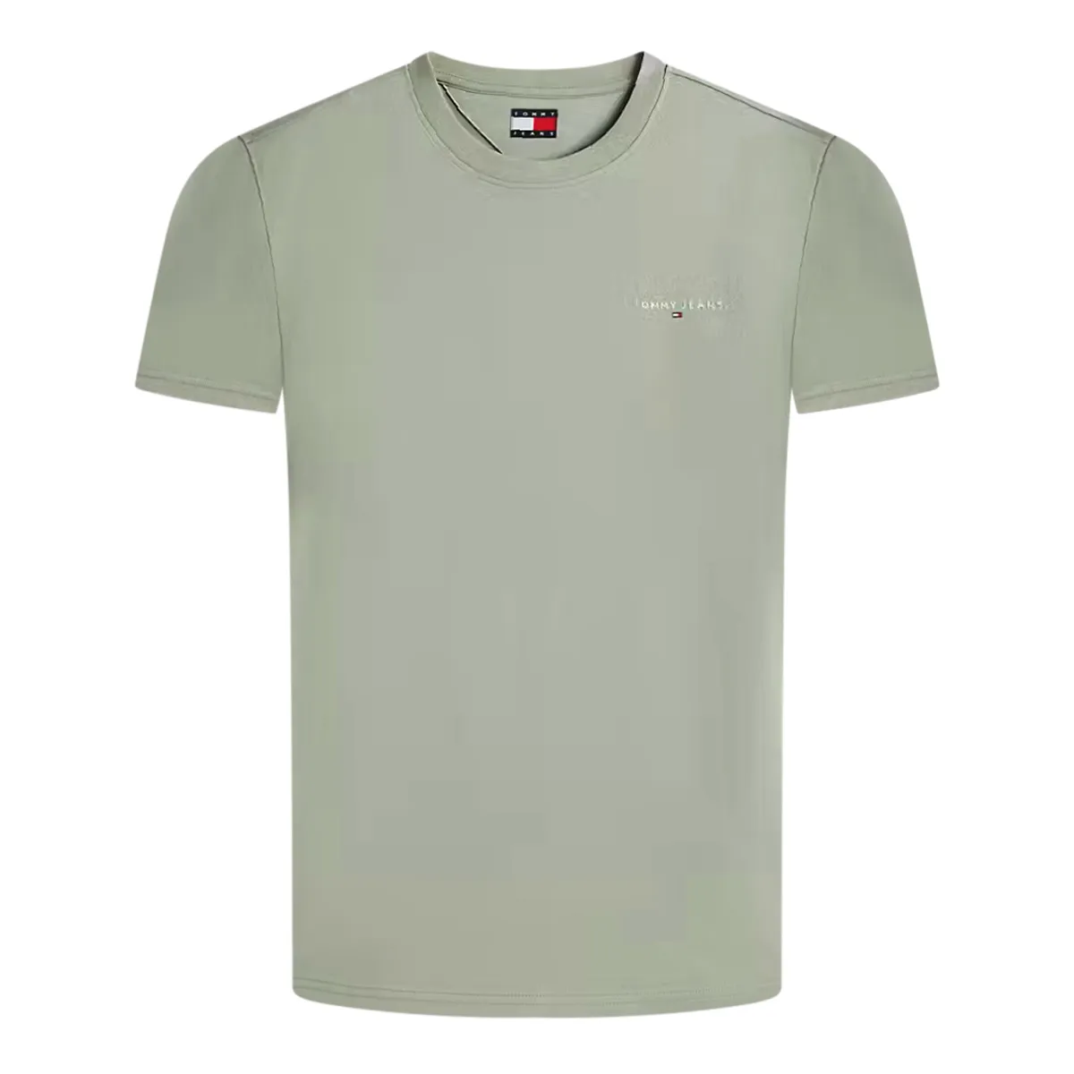 Tommy Jeans Slim Linear Logo T-Shirt Spring Olive