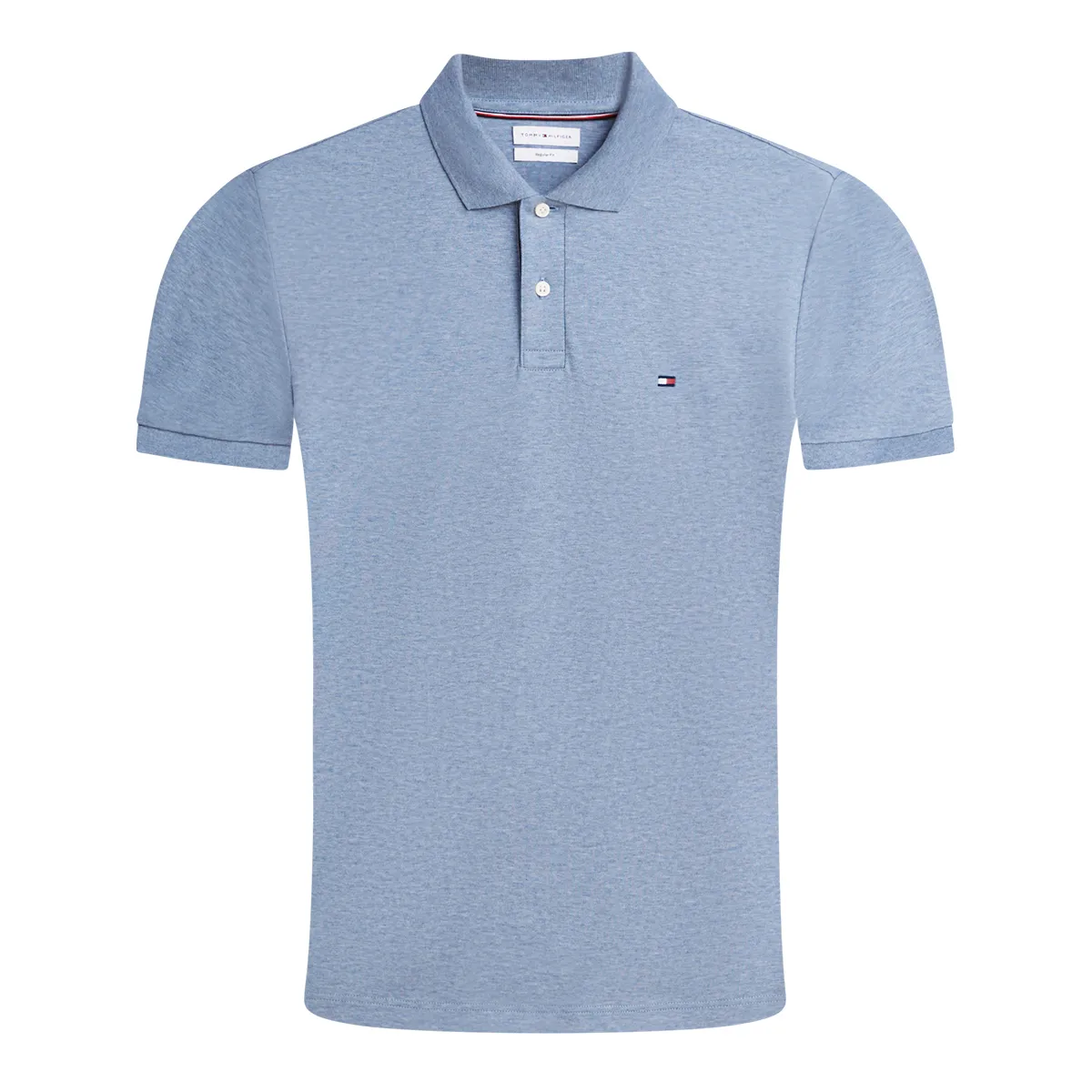 Tommy Hilfiger Reg Liquid Cotton Polo Heather Blue - DS9