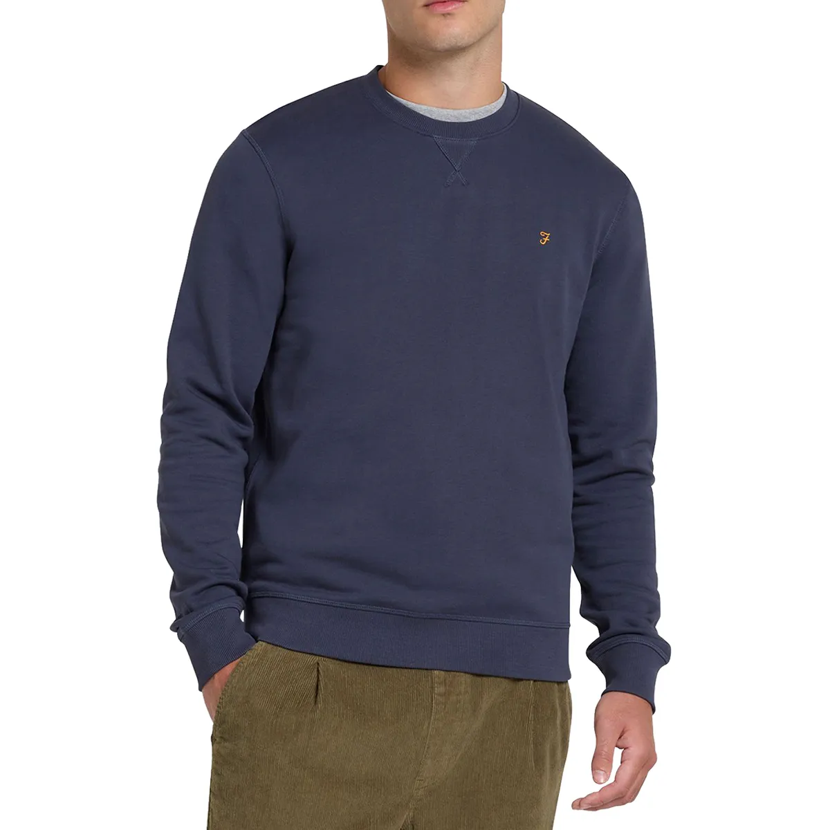 Farah Tim New Crew Liquorice Blue