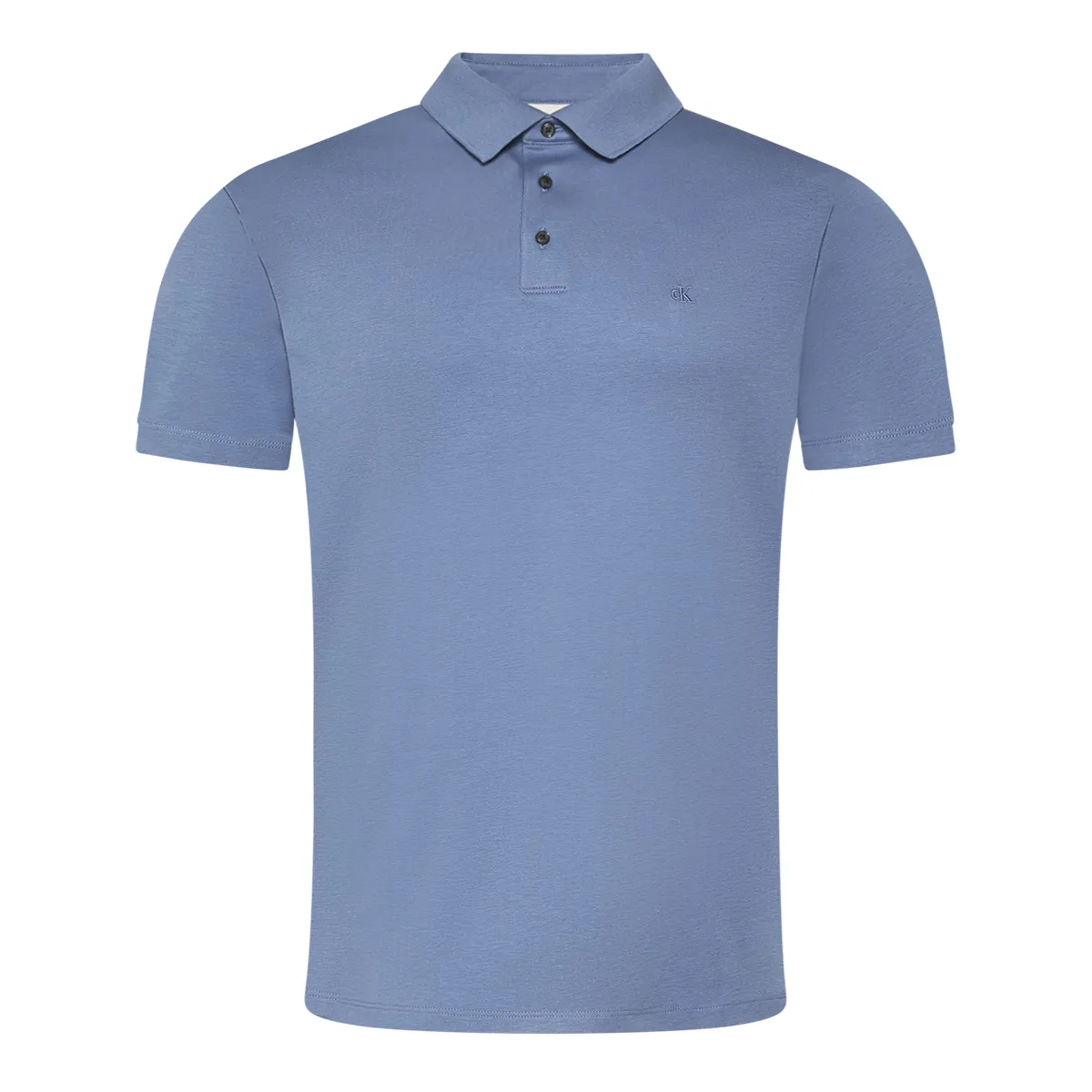 Calvin Klein SS Supima Chest Emb Polo Sail Blue