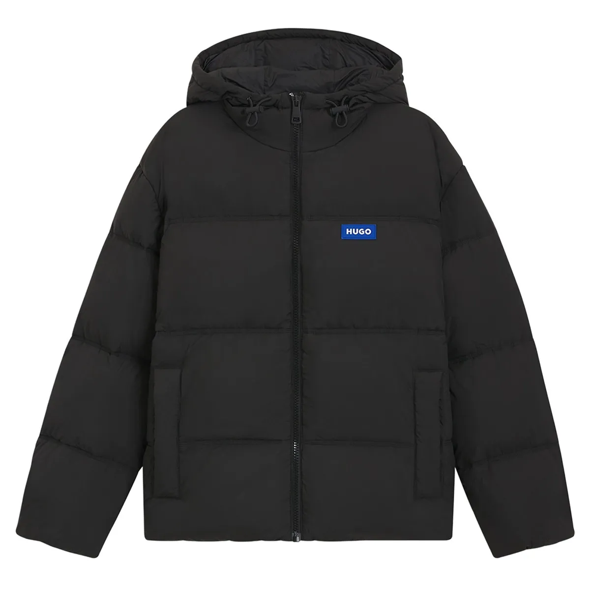 Hugo Blue Bodo2541 Hooded Puffer Jacket Black 001