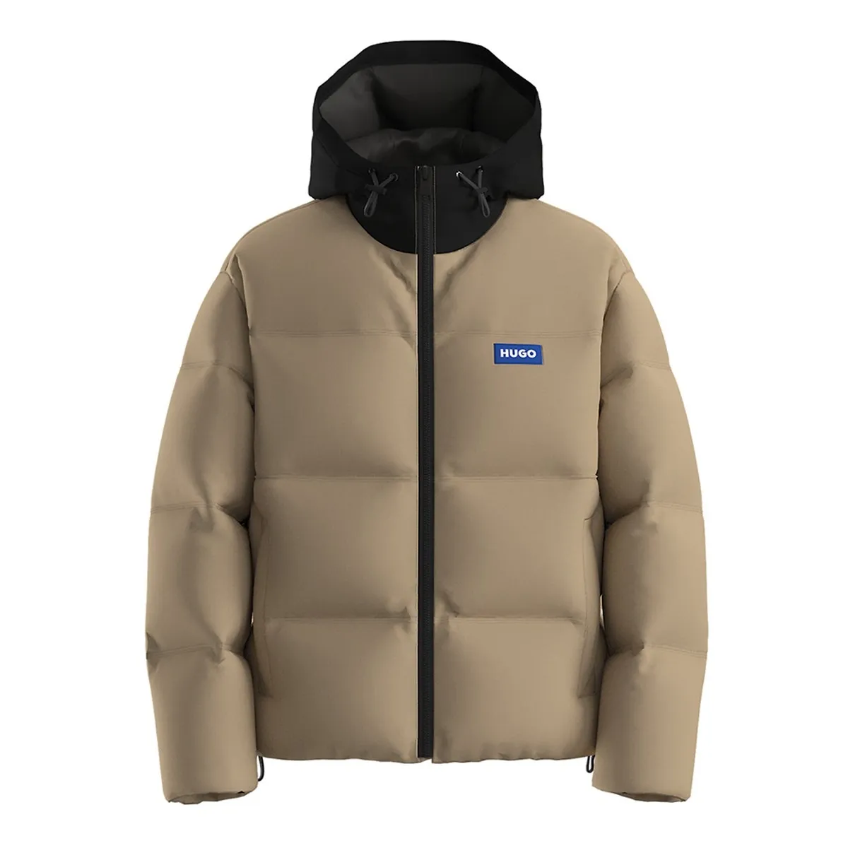 Hugo Blue Bodo2541 Hooded Puffer Jacket Beige 269