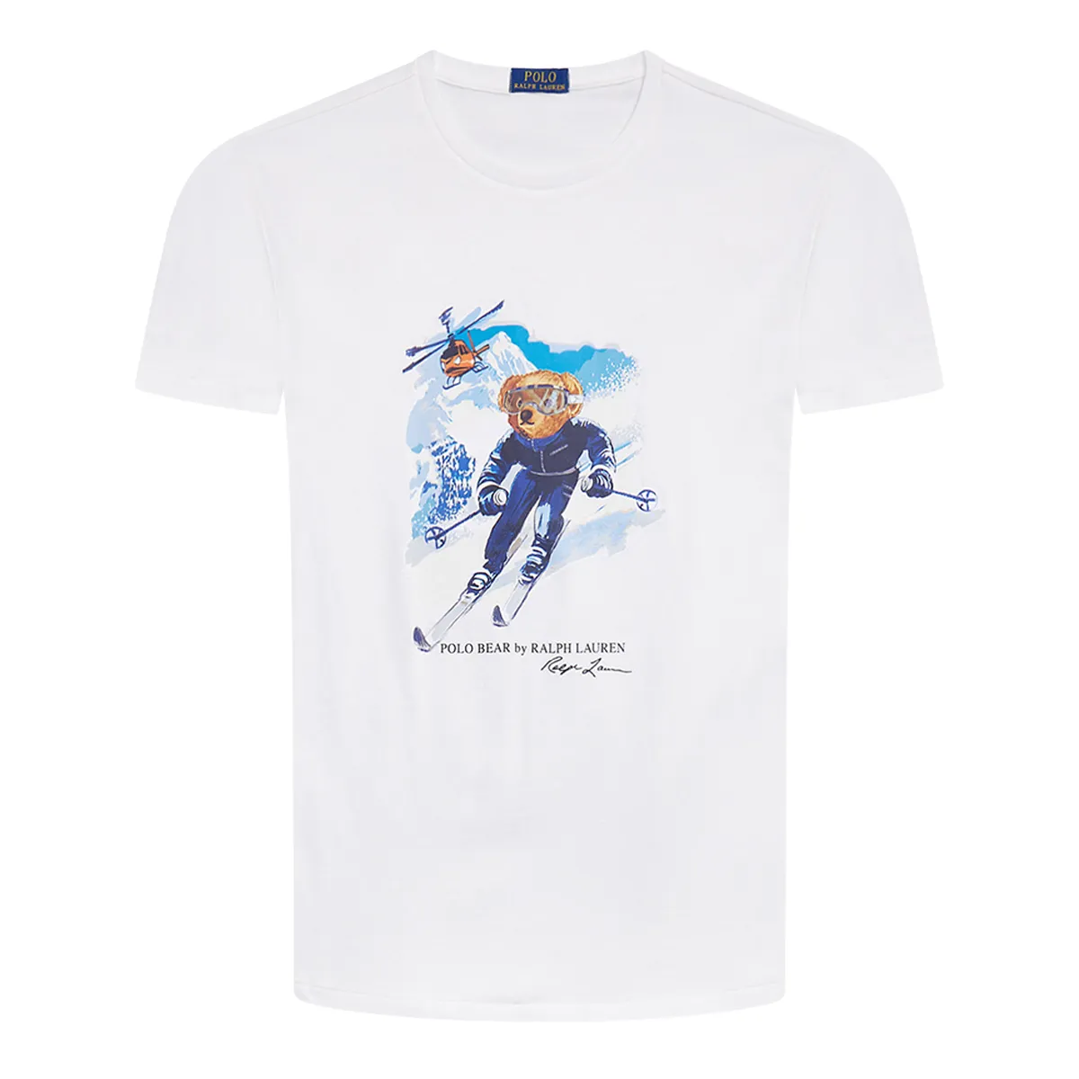 Ralph Lauren Teddy Bear Logo T-Shirt White 001