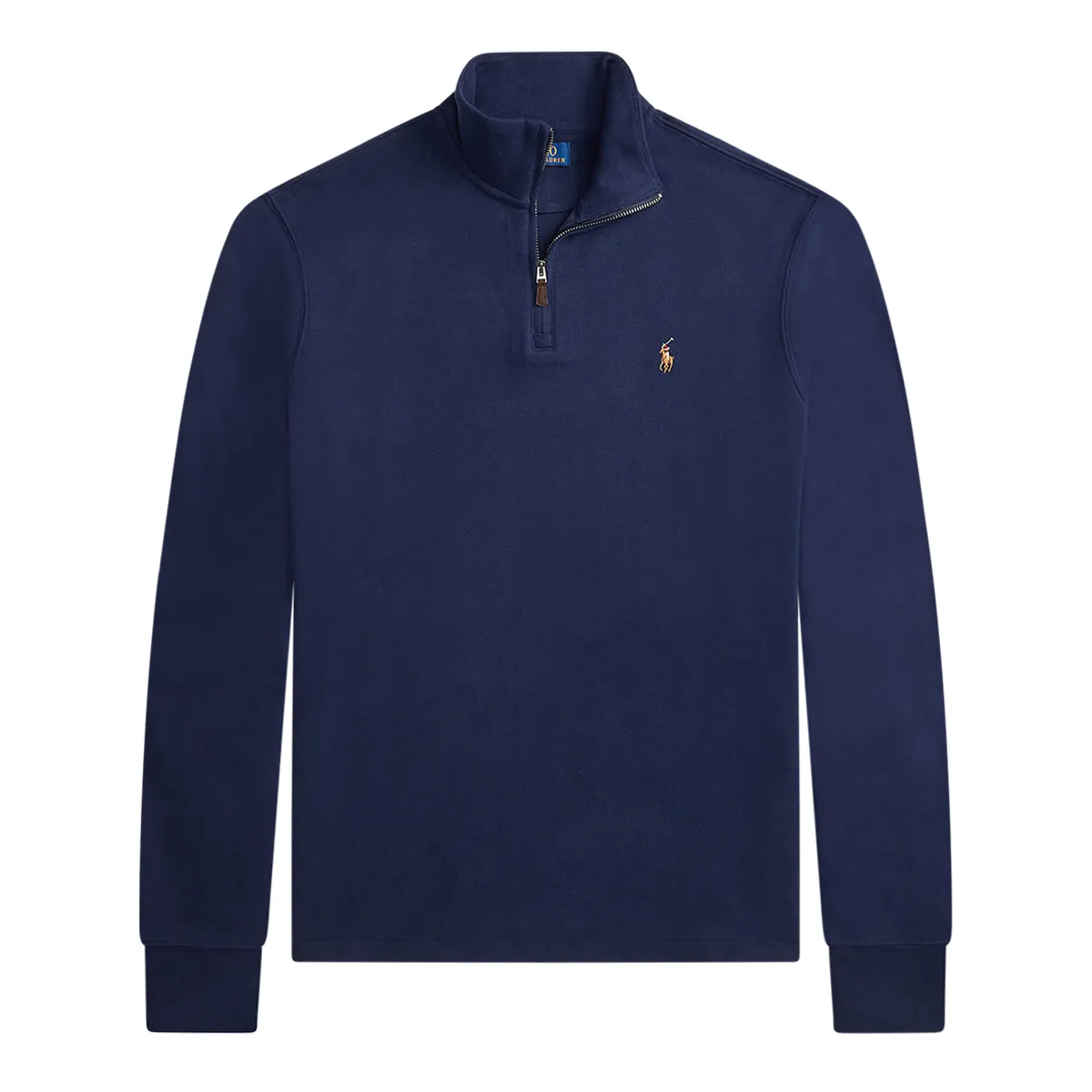 Ralph Lauren Knit Half Zip Sweatshirt Navy 005